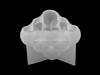 Silikonová forma na výrobu svíček a odlitků - 1 ks - 5 bílá