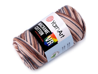Pletací příze Macrame Cotton 250 g - 1 ks - 9 (928) hnědá