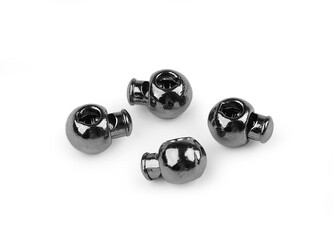 Kovové brzdičky 12x16 mm - 200 ks - 2 nikl černý