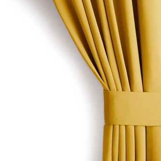 Závěs AmeliaHome Blackout II 140x175 cm hořčicový, velikost 140x175