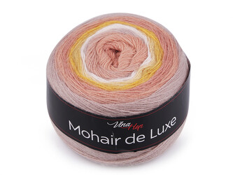 Pletací příze Mohair de Luxe 150 g - 1 ks - 1 (7402) pudrová