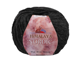 Pletací příze Himalaya Nordic 50 g - 1 ks - 12 (76827) černá