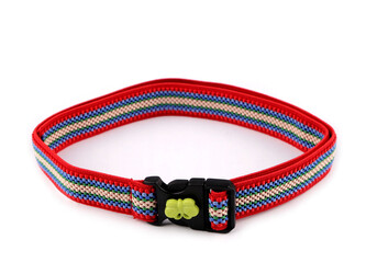 Dětský pásek s obrázkem šíře 2,5 cm - 1 ks - 8 červená modrá