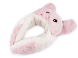 Kožešinové klapky na uši s kšiltem - 1 ks - 1 krémová nejsvět.