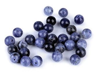 Minerální korálky Sodalit Ø6 mm - 59 ks - sodalit