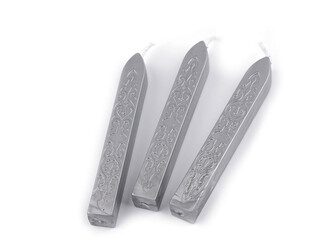 Pečetní vosk 3 ks - 3 ks - 1 stříbrná