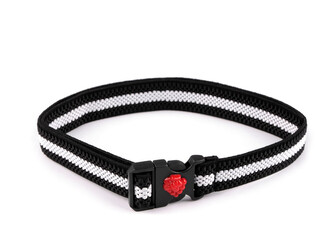 Dětský pásek s obrázkem šíře 2,5 cm - 1 ks - 10 černá bílá