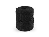 Jutový provázek Ø2 mm k pletení a háčkování 100 g - 1 ks - 7 (19) černá