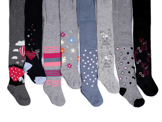 Dětské punčocháče dívčí - 1 ks - 2 (vel. 116-122) náhodná barva