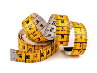 Metr krejčovský německá kvalita 200 cm - 1 ks - žlutá