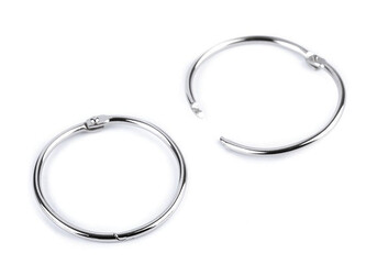 Rozpojovací / knihařský kroužek - 40 ks - 3 (Ø45 mm) nikl