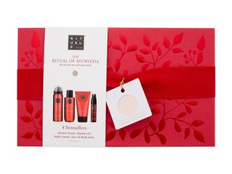 Rituals The Ritual Of Ayurveda sprchová pěna The Ritual Of Ayurveda Harmonizing Foaming Shower Gel 50 ml + sprchový olej The Ritual Of Ayurveda Ultra Nourishing Shower Oil 75 ml + tělový krém The Ritual Of Ayurveda Balancing Body Cream 70 ml + sprej na tě