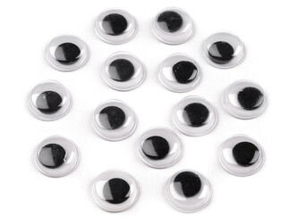 Samolepicí oči Ø10 mm - 200 ks - viz foto