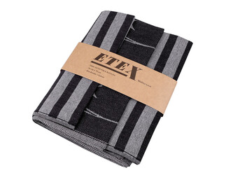 Bavlněná utěrka 50x70 cm egyptská bavlna - 3 ks - 11 černá