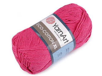 Pletací příze Eco - cotton XL 200 g - 1 ks - 12 (775) růžová pink