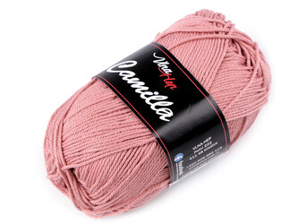 Bavlněná pletací příze Camilla 50 g - 1 ks - 44 (8028) starorůžová