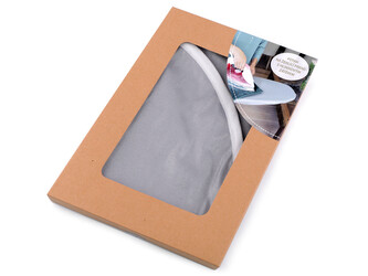 Potah na žehlicí prkno s hliníkovým zátěrem - 1 ks - 2 (147x52cm) šedá