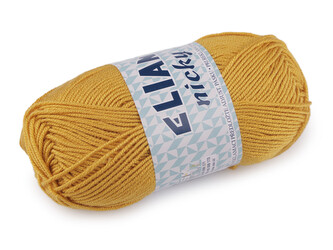 Pletací příze Nicky 50 g - 1 ks - 29 (6686) hořčicová