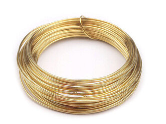 Drát měděný, lakovaný Ø0,8 mm - 1 ks - 2 zlatá
