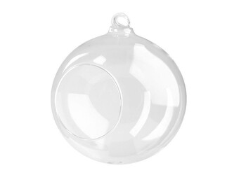 Skleněná koule Ø10 cm aerárium - 1 ks - 1 transparent