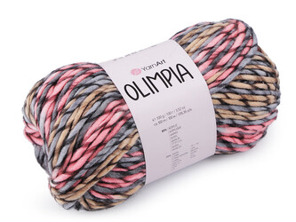 Pletací příze Olimpia 100 g - 1 ks - 8 (1414) růžová