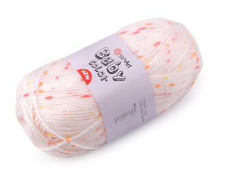 Pletací příze Baby Color 50 g - 1 ks - 11 (215) meruňková