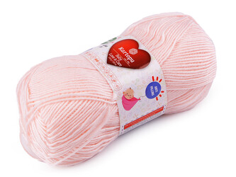 Pletací příze Baby Love a Care 100 g - 1 ks - 25 (255) pudrovo-lososová
