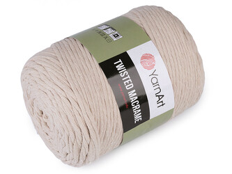 Pletací příze Twisted Macrame 500 g rozčesávací - 1 ks - 2 (753) přírodní