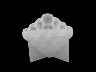 Silikonová forma na výrobu svíček a odlitků - 1 ks - 4 bílá