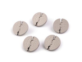 Kovový knoflík velikost 28" - 20 ks - 1 nikl