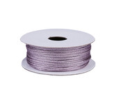 Lurexová šňůrka / provázek Ø1 mm - 1 ks - 4 fialová sv.