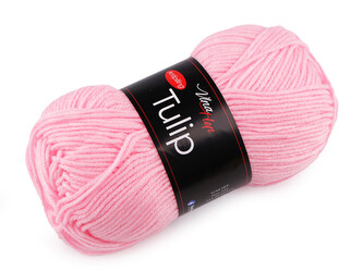 Pletací příze Tulip 100 g - 1 ks - 24 (41068) růžová sv.