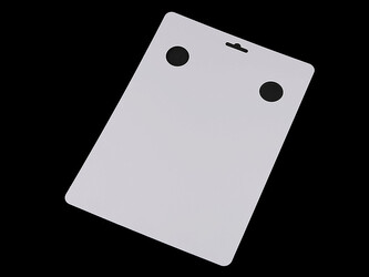 Karta k vystavení šátků 21x29,7 cm - 100 ks - bílá