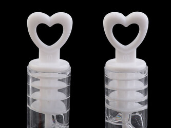 Svatební bublifuk - 48 ks - 7 (3-4 ml) bílá