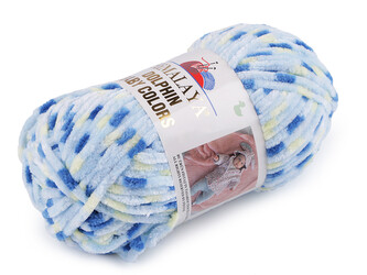 Pletací žinylková příze Dolphin Baby Colors 100 g - 1 ks - 7 (80403) modrá pomněnková modrá