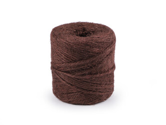 Jutový provázek Ø2 mm k pletení a háčkování 100 g - 1 ks - 6 (11) hnědá