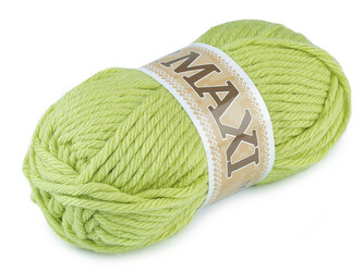 Pletací příze Jumbo Maxi 100 g - 1 ks - 16 (964) zelená sv.