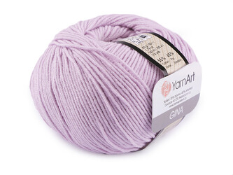 Pletací příze Gina / Jeans 50 g - 1 ks - 22 (19) fialová nejsvětlejší