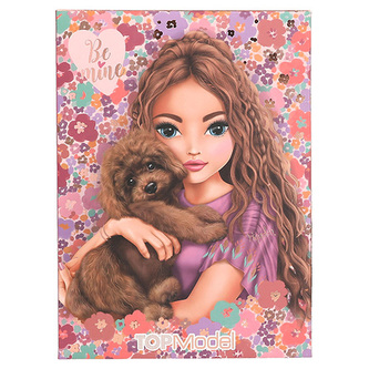 Dopisní sada Be mine Top Model, Dopisní papíry, obálky a samolepky