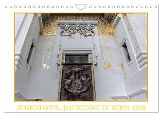 Jugendstil-Baukunst in Wien (Wandkalender 2025 DIN A4 quer), CALVENDO Monatskalender