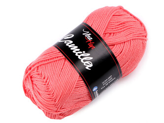 Bavlněná pletací příze Camilla 50 g - 1 ks - 43 (8017) korálová světlá