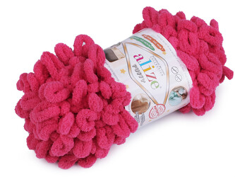 Pletací příze Alize Puffy 100 g - 1 ks - 19 (149) pink