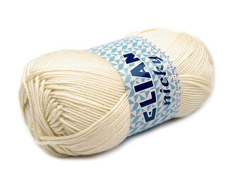Pletací příze Nicky 50 g - 1 ks - 17 (256) krémová