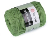 Pletací příze Twisted Macrame 500 g rozčesávací - 1 ks - 25 (787) zelená trávová