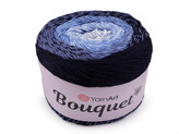 Bavlněná pletací příze Bouquet 250 g - 1 ks - 9 (717) modrá tmavá modrá světlá