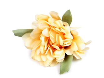 Umělý květ Ø6 cm - 10 ks - 2 žlutá