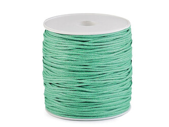 Šňůra bavlněná Ø1,5 mm voskovaná - 1 ks - 34 mint