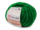 Pletací příze Baby Cotton 50 g - 1 ks - 20 (442) zelená pastelová