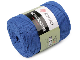 Pletací příze Twisted Macrame 500 g rozčesávací - 1 ks - 17 (772) modrá královská