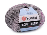 Pletací příze Pacific Chunky 100 g - 1 ks - 8 (303) šedá